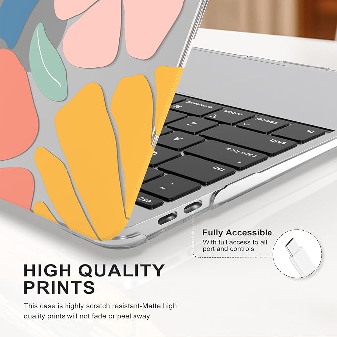 iCasso Compatible with MacBook Air 13 inch Case 2020-2018 Release M1 A2337 - Image 4