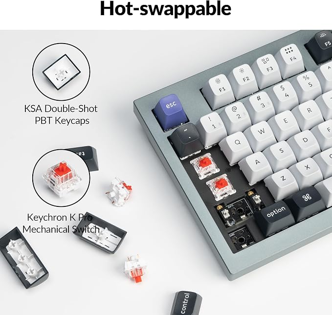 Keychron Q5 Pro QMK/VIA Wireless Custom Mechanical Keyboard, 96% Layout - Image 4
