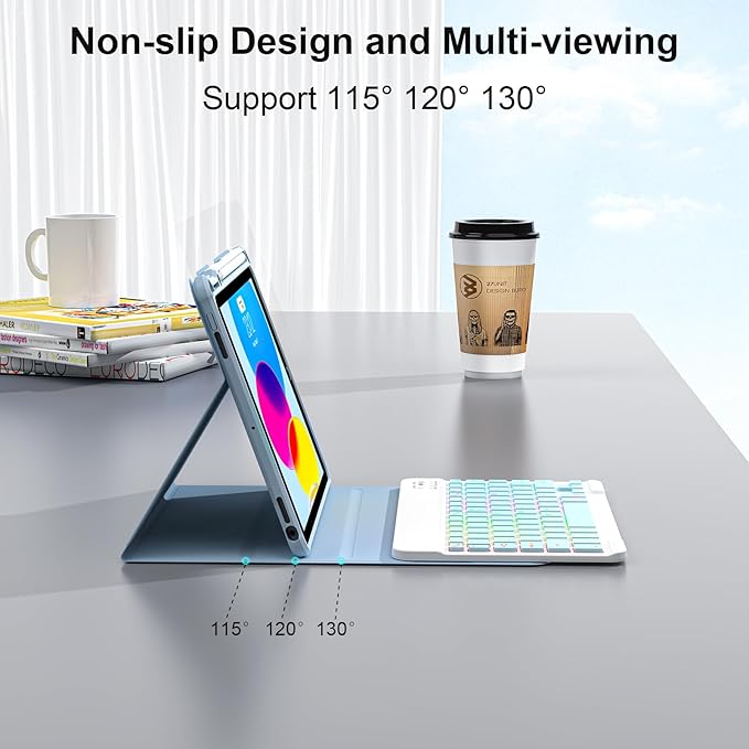 Black Keyboard Case for iPad Air 11 2024 and iPad Pro 11inch 2022-6th / - Image 4