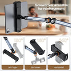 Tablet Floor Stand, Adjustable Tablet Stand, 360° Rotation Tablet Holder - Image 4