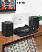 Record Player Vinyl Bluetooth Turntable - Image 6