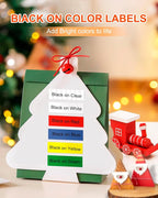 UNOKA 24mm .94 Laminated White Tz Tape Replace - Image 2