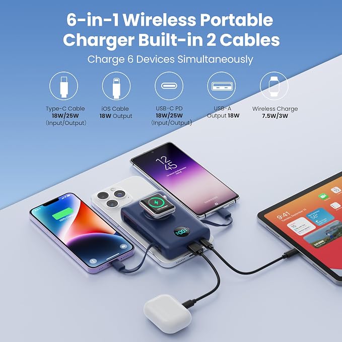 Magnetic Portable Charger 10800mAh - Image 3