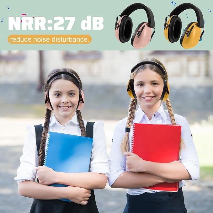 Amylove 12 Pcs Kids Ear Protection Noise Cancelling Headphones Ear Muffs Bulk - Image 8