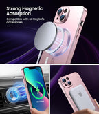 Magnetic for iPhone 13 Case Slim Soft Silicone Bumper Shockproof Metallic - Image 3