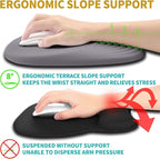 Hokafenle Ergonomic Mouse Pad Wrist Support - Image 3