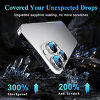 YWXTW Camera Lens Protector for iPhone 16 Pro/iPhone 16 Pro Max, Tempered Glass - Image 3