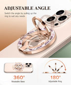 GVIEWIN Magnetic Phone Ring Holder, Compatible - Image 3