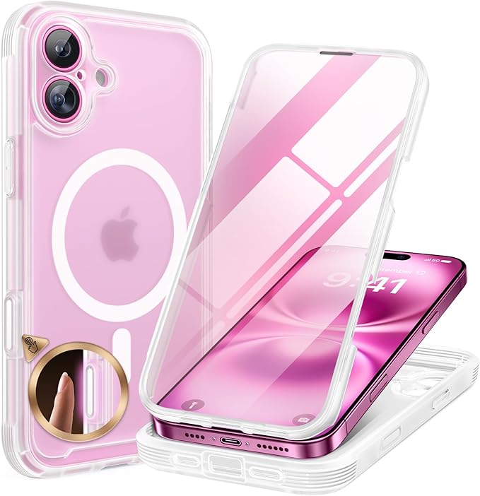Miracase for iPhone 16 Case 6.1'', Full-Body Bumper Phone case by Miracase