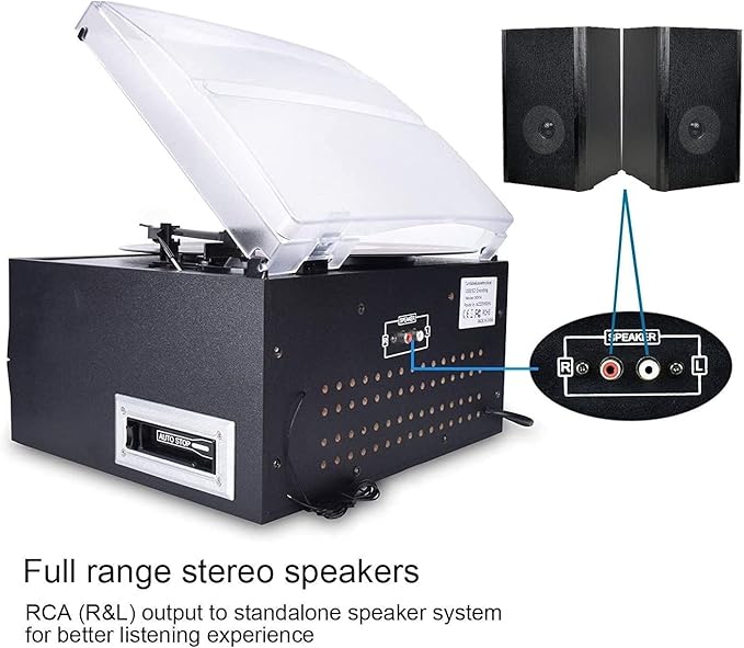 DIGITNOW Bluetooth Record Player Turntable - Image 4