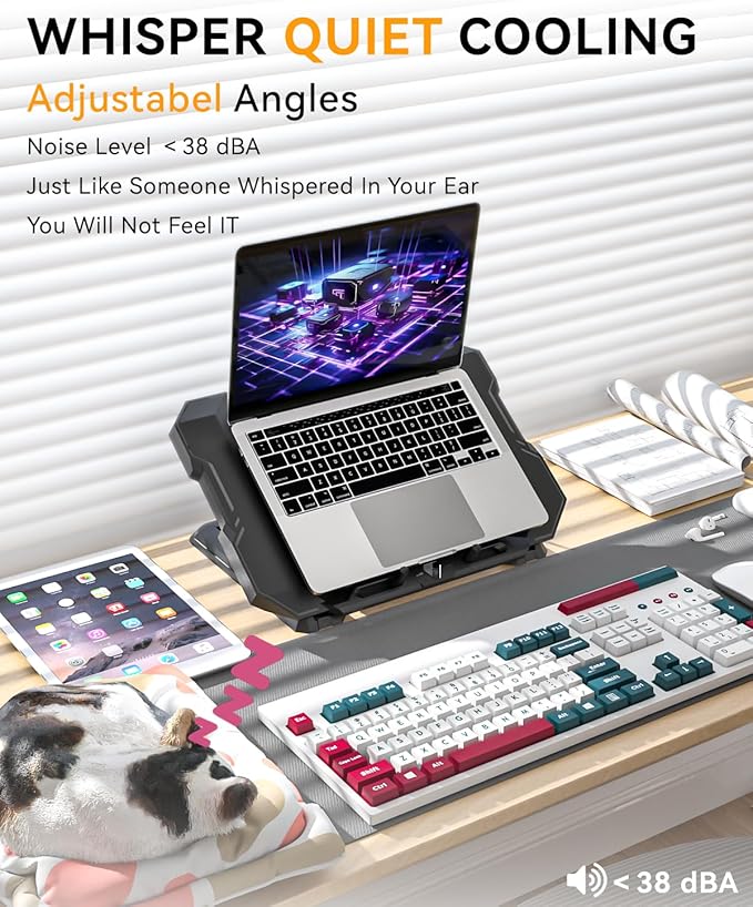 Laptop Cooling Pad, Gaming Laptop Cooler - Image 5