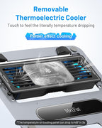 Laptop Cooling Stand with Detachable Thermoelectric Cooler, Adjustable Height & - Image 2