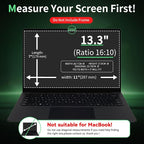 Laptop Privacy Screen 13.3 Inch-16:10 Aspect Ratio Anti-Glare Blue Light Film - Image 2