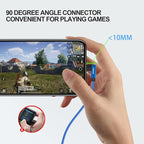 90 Degree iPhone Charger 10FT 2Pack USB Lightning Cable 10 Foot Right Angle - Image 5