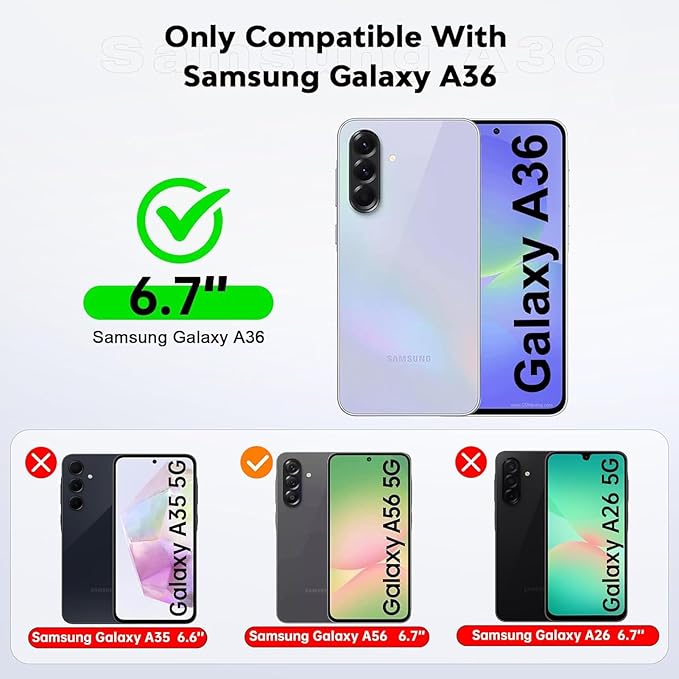 Battery Case for Galaxy A36/A56, Enhanced 10000mAh Portable Protective Wireless - Image 2