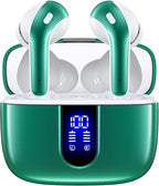 TAGRY Bluetooth Headphones True Wireless Earbuds 60H Playback LED Power Display by TAGRY