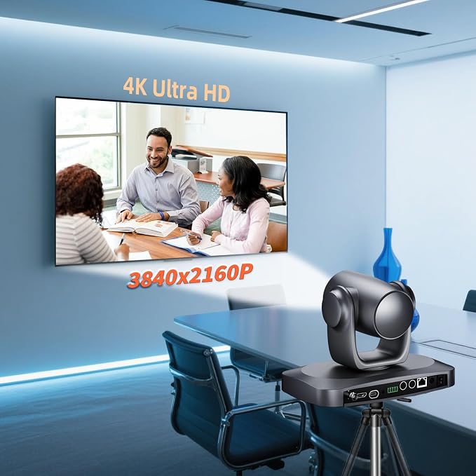 4K NDI PTZ Camera with AI Auto Tracking 21X Optical Zoom HDMI/SDI/USB 3.0/PoE/IP - Image 3