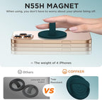 Magnetic Phone Ring Grip Holder, Silicone Finger Loop Grip, Compatible - Image 5