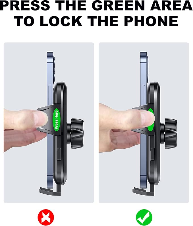 Suction Cup Car Phone Mount for Windshield/Dashboard, Hand Free Mobile Phone - Image 9