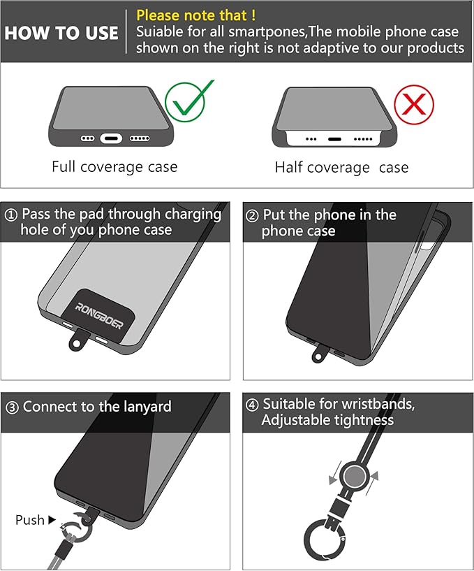 Cell Phone Lanyard Wrist Strap - Image 6