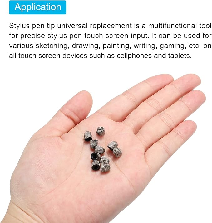 MECCANIXITY 12pcs 5mm Stylus Pen Fine Tips Conductive Fiber Capacitive Touch - Image 4