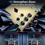 YWXTW Camera Lens Protector for Samsung Galaxy S24 Ultra, Bling Glitter - Image 4