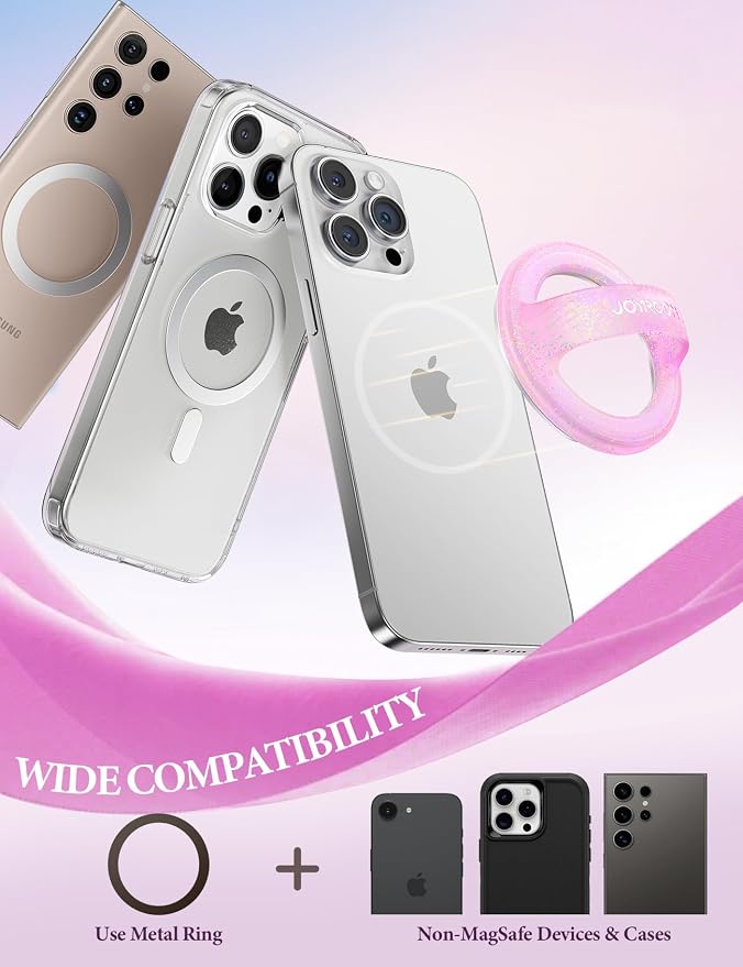 JOYROOM Magnetic Phone Grip, Silicone Finger Loop Grip Phone Grip - Image 7
