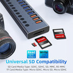 Powered USB Hub 10Gbps, 17 Ports 96W USB 3.2 Hub, 12V/8A Power Adapter - Image 7