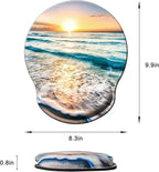 Mouse Pad with Wrist Support, Ergonomic Mouse Pad with Memory Foam Wrist Rest - Image 6