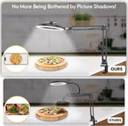 Overhead Camera Mount with Ring Light Phone Holder, Phone Tripod with Light - Image 7