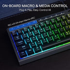 Redragon K522 60% Wired RGB Membrane Gaming Keyboard, Compact 61 Keys Linear - Image 4