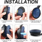 Premium Replacement Ear Pads for Bose QC35 & QC35ii Headphones by GEVO- - Image 8