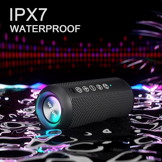 Ortizan Portable Bluetooth Speaker, IPX7 Waterproof, Big Sound and Deep Bass - Image 10
