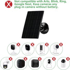 Zivif 4W Solar Panel for Security Camera, Solar Panel Charger - Image 4