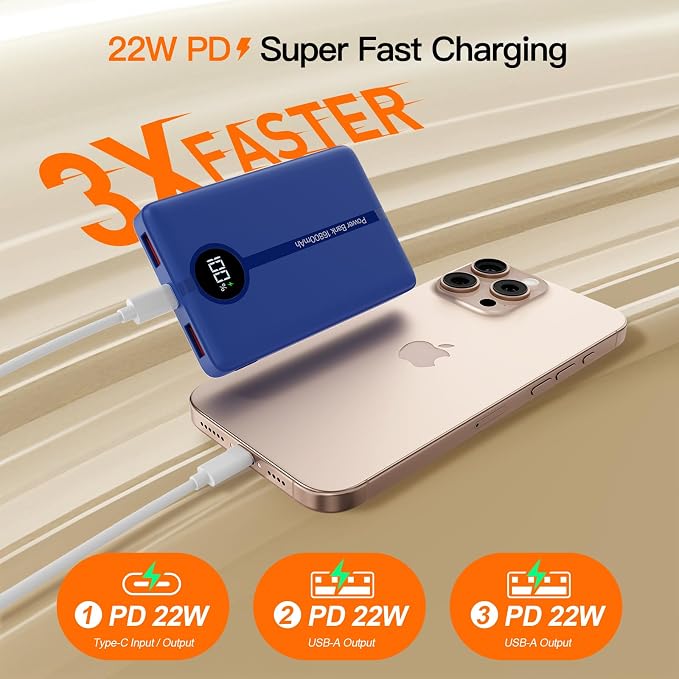 Magnetic Portable Charger, 16800mAh Wireless Power Bank, - Image 8
