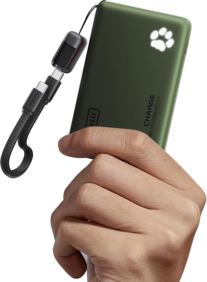 INIU 45W Fast Charging Portable Charger, 40% Smaller 10000mAh by INIU