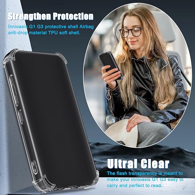 Case for innioasis G1 G3 Mp3 Player, TPU Clear Cover for Mp3 Player - Image 6