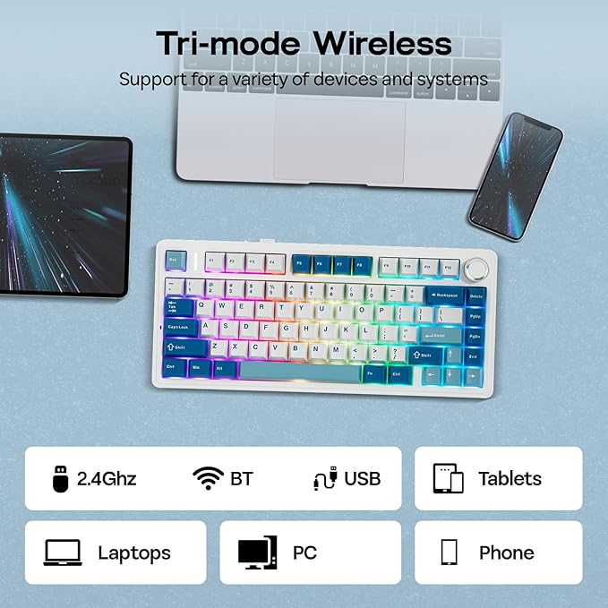 EPOMAKER x Aula F75 Ultra Wireless Gaming Keyboard - Image 5
