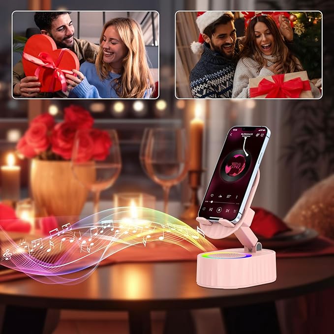 Wireless Induction Audio Bluetooth Speaker 5in1 Phone Holder Emergency - Image 7