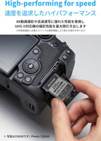 Nextorage 256GB SDXC UHS-II V90 SD Card Japanese Brand pSLC Max. Write Speed - Image 6