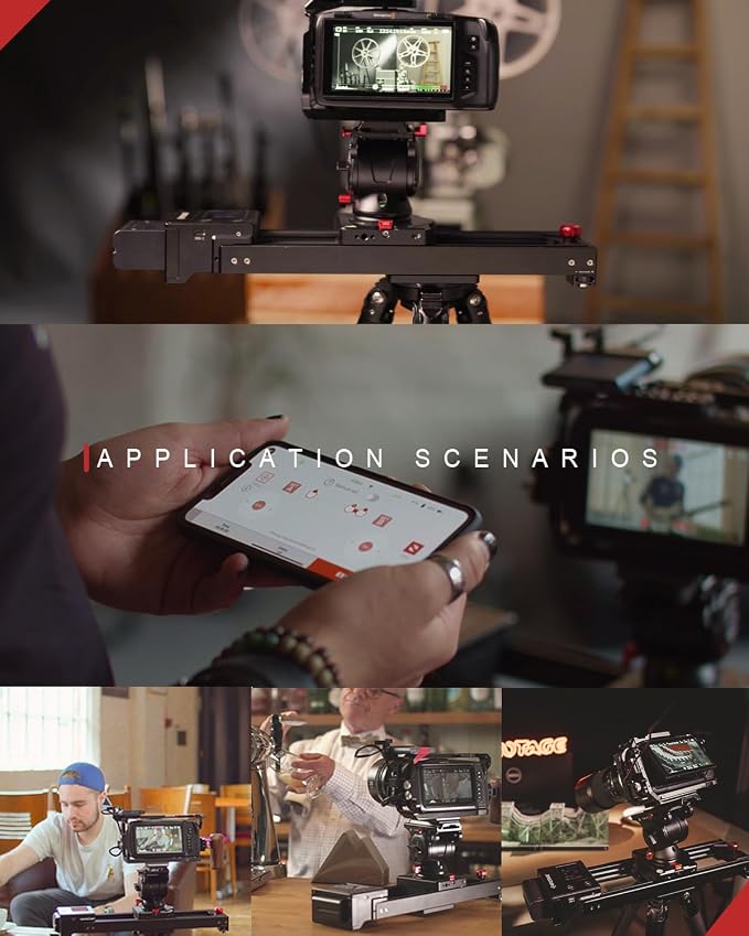 IFOOTAGE Mini Motorized Camera Shark Slider Nano N1-B Bundle Version, Aluminum - Image 5