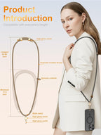 Phone Lanyard Crossbody【Upgraded Quick-Release Magnetic Buckle】 3 Tabs - Image 9