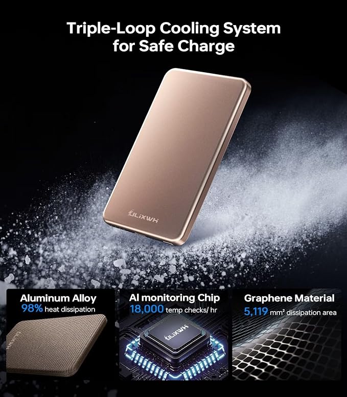 Magsafe Portable Charger for iPhone, 2025 Upgrade 5000mAh Fast Charging - Image 3