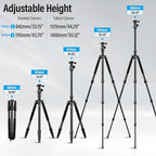 SIRUI Traveler 7C Camera Tripod 65.55 inches Carbon Fiber Arca Tripod - Image 7