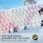 Redragon K728 PRO SE 80% 87 Keys Wireless Gasket RGB Gaming Keyboard, 3-Mode - Image 6