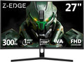 Z-Edge 27 inch Curved Gaming Monitor, FHD 1080P 300Hz 240Hz PC Monitor by ZZ-EDGE