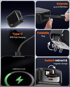 Retractable Wall Charger, 35W Fast USB C Charger Block - Image 2