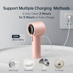 JISULIFE Portable Handheld Fan, Speed Adjustable Turbo Mini and 3600mAh Battery - Image 6
