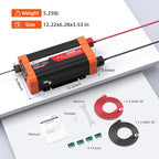 BELTTT 1500W Pure Sine Wave Inverter 12V to 120V AC, Car Power Inverter 12V to - Image 9