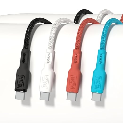 BLACK+DECKER USB C Multi Charging Cable, Fast Multi Charger Cable w/Adapter - Image 7